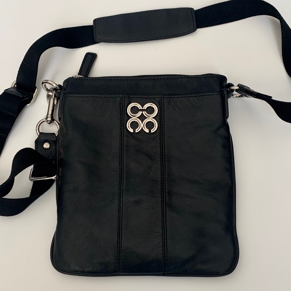 Coach Black Leather Crossbody Purse